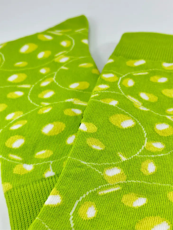 Pickleball Pattern Socks Adult Large Size 8-13