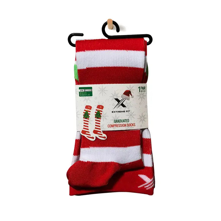 Peppermint Tree Compression Socks