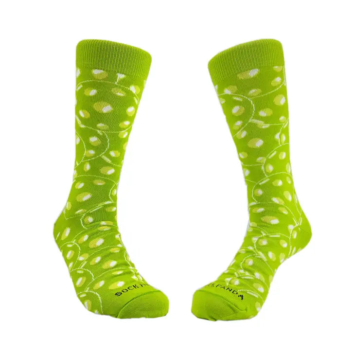 Pickleball Pattern Socks Adult Large Size 8-13