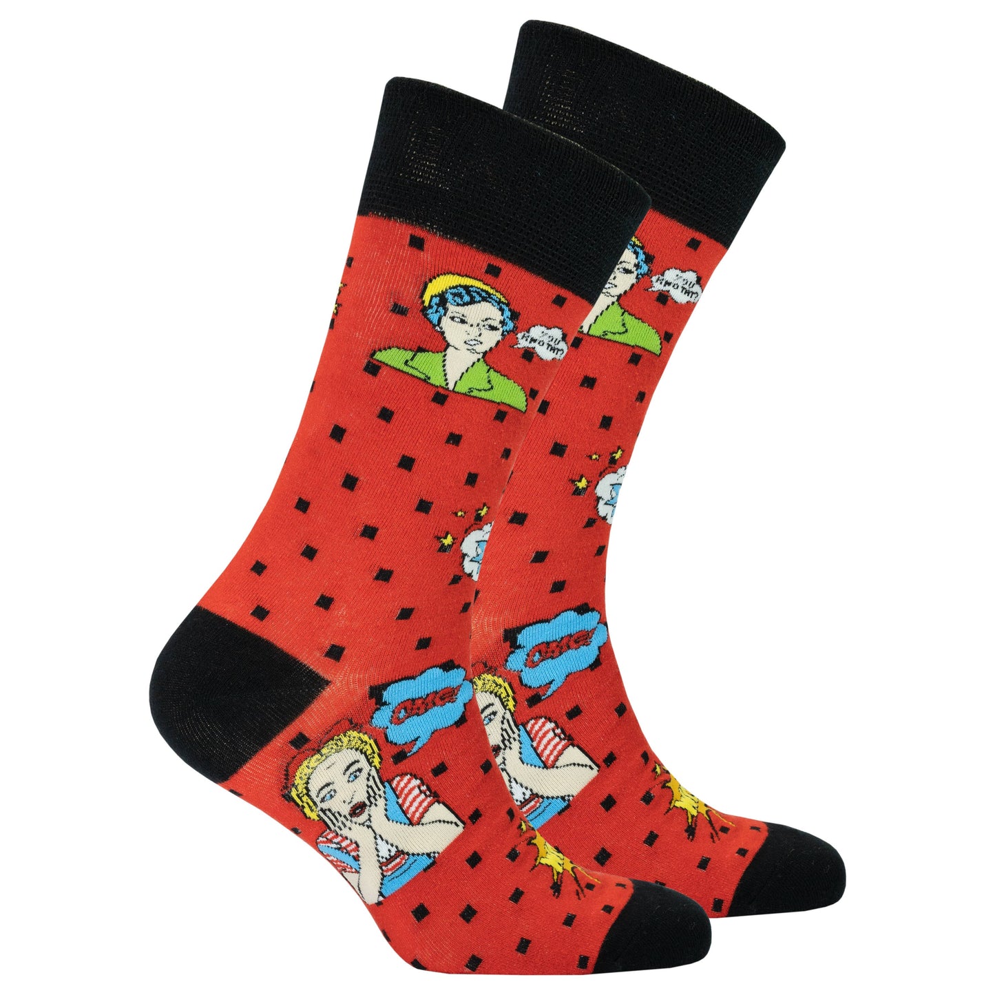 Pop Art Crew Socks