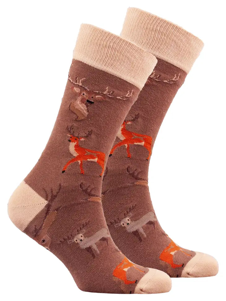 Socks - Men's Deer Crew