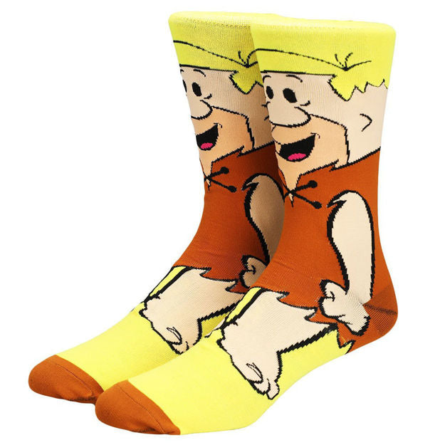 FLINTSTONES BARNEY RUBBLE CREW SOCKS