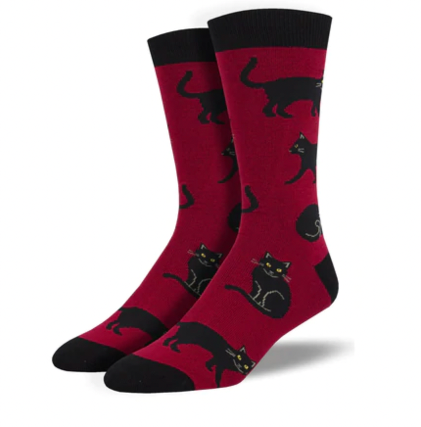 BLACK CAT SOCK