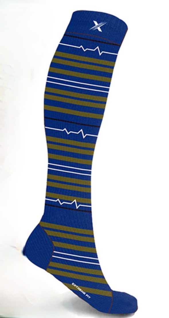 Beats Blue Compression Socks