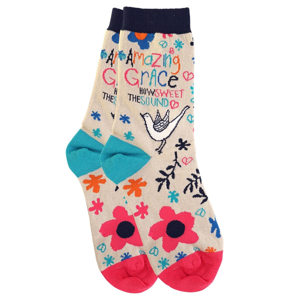 AMAZING GRACE BIRD SOCKS