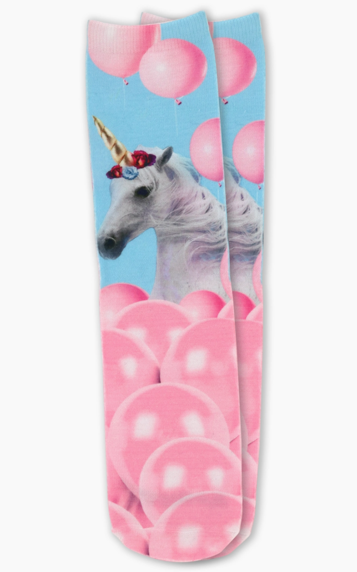 Unicorn Balloon Women's Socks