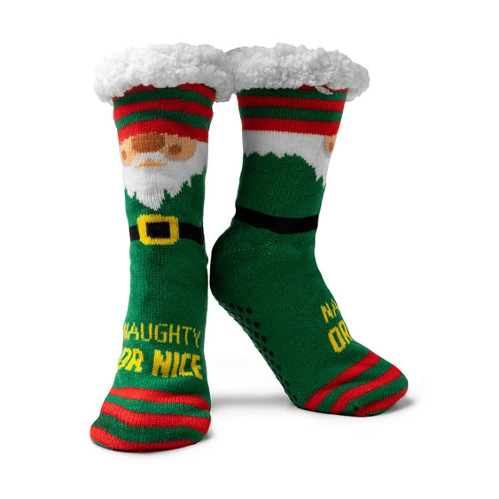 Two Left Feet® Mistletoes Slipper Socks