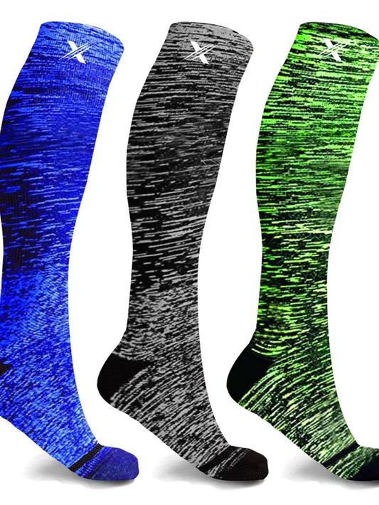 Space Dye Compression Socks 3 Pack