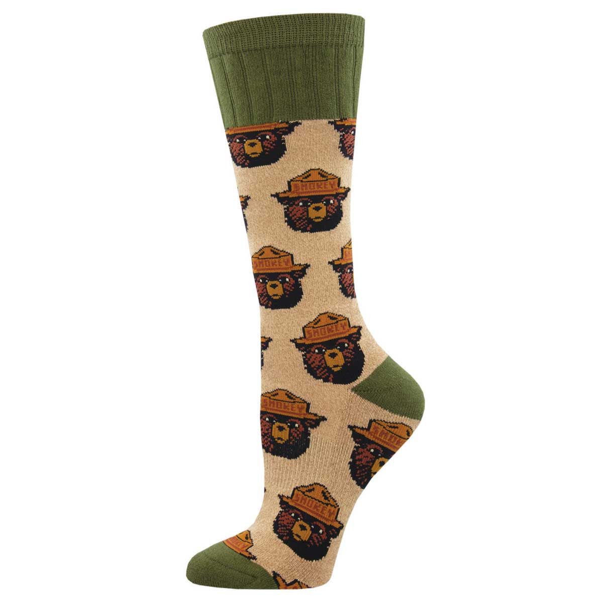 Smokey Bear Socks Women's Size 9-11