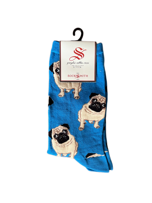 Women's Pugs Socks Size 9-11