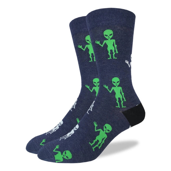 Men's Big & Tall Aliens Socks