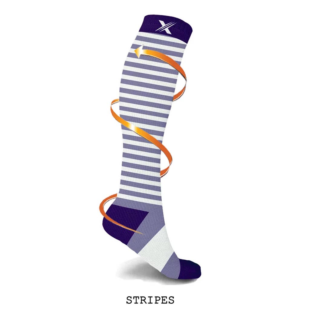Stripes Compression Socks